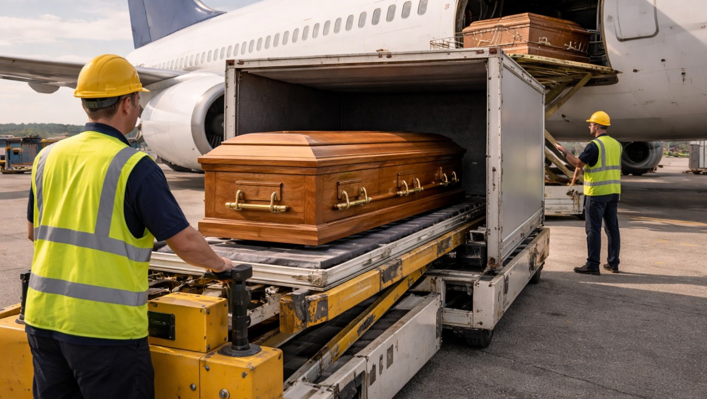 Professional funeral repatriation coordination team